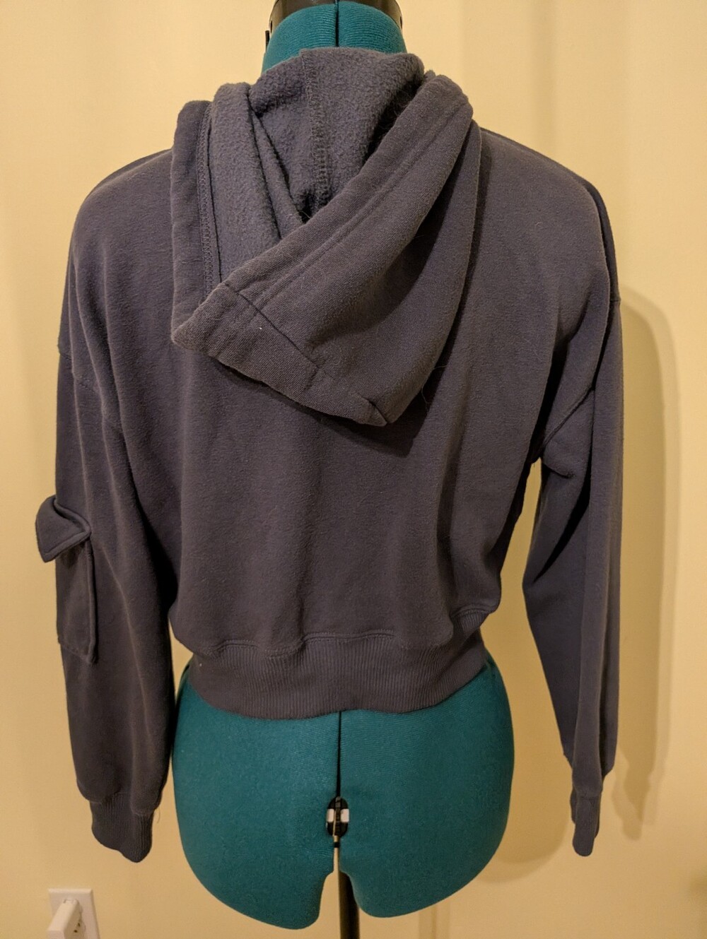 Women's Grey Zip-Up Hooded Jacket - Picture 2 of 2
